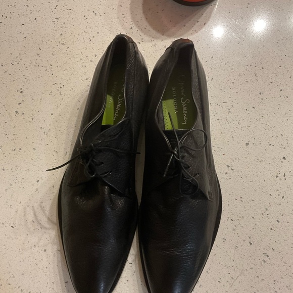 Oliver Sweeney Other - Elegant Black Leather Men's Oxfords